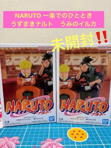 NARUTO 이치라쿠에서의 한때 우즈마키 나루토 우미노 이루카 피규어