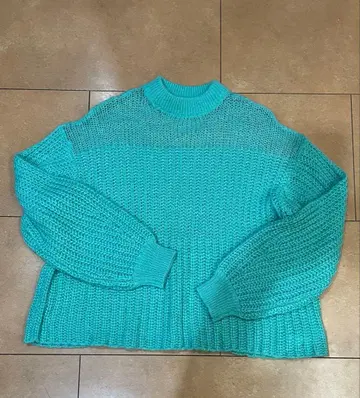 mila owen 모헤어 혼방 로우게이지 니트 스웨터 미사용 사이즈 1