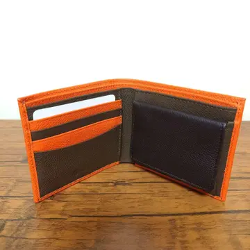 소가죽 접이식 지갑 1