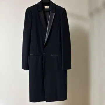 forte_forte   블랙 울 체스터 코트