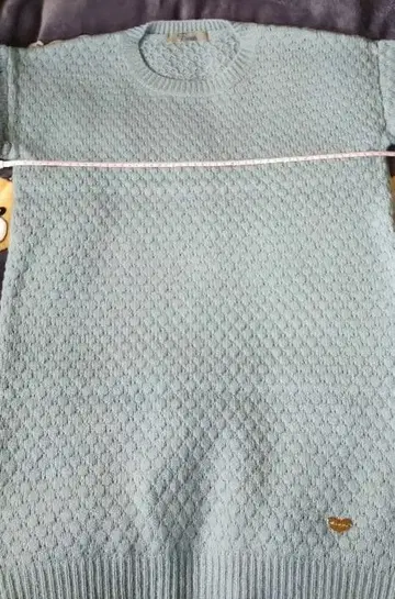 블루 그레이 니트 OP M 사이즈 미사용 새상품