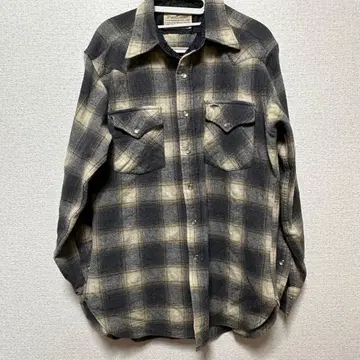 펜들턴 Pendleton 옴브레 70s 울 셔츠 웨스턴