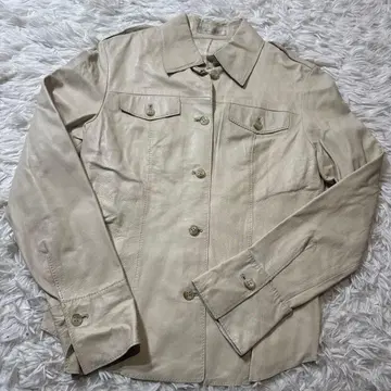 보르지 ballsey 투모로우랜드 베이지 램 가죽 셔츠