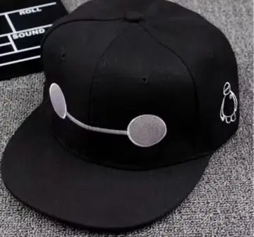 베이맥스 블랙 캡 모자 블랙