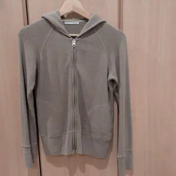 n100 베이지 코튼 후드티