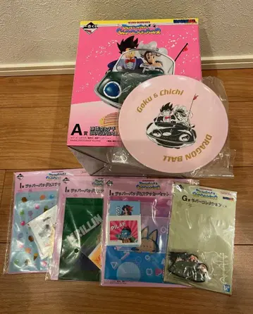 제일복권 드래곤볼 A상 손오공&치치 덤 5개