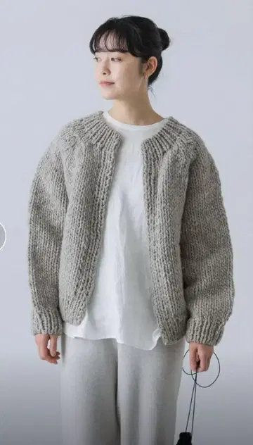 새상품급 카구레 페루 로게이지 가디건