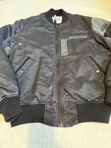 AVIREX L 사이즈 FADED MA-1 CUSTOM 플라이트 자켓