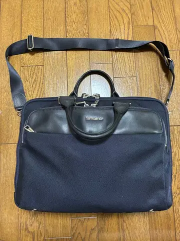 삼소나이트 네이비 나일론 비즈니스 백