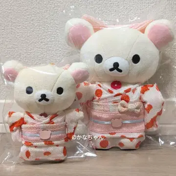 코리락쿠마 기모노 봉제 인형 세트
