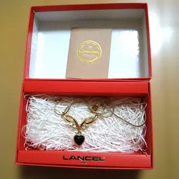 Lancel 하트형 목걸이