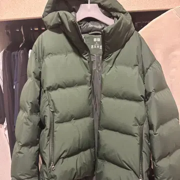 UNIQLO 그린 다운 자켓 XXL
