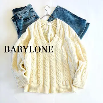 바빌론 니트 케이블 니트