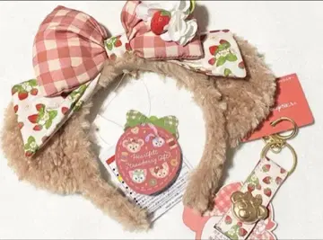 [라스트] 도쿄디즈니씨 스트로베리 머리띠 홀더