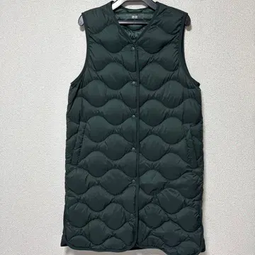 새상품급 UNIQLO 울트라 라이트 다운 롱 다운 베스트 S