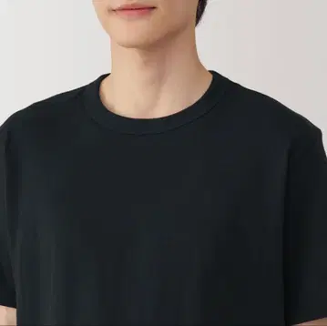 무인양품 오가닉 코튼 100% 크루넥 T셔츠 L 5개