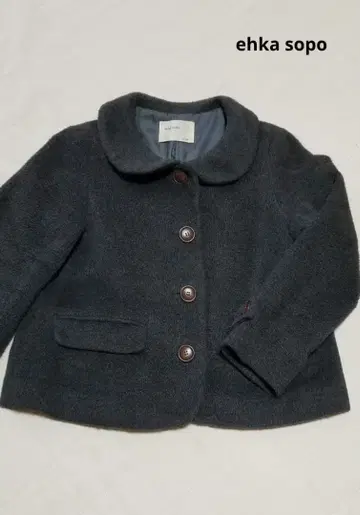 ehka sopo 다크 그레이 테일러드 자켓 아우터 방한 에카 소포