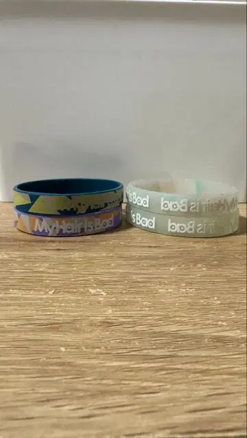 My Hair is Bad 러버 밴드 4개 세트