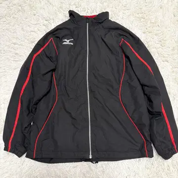 미즈노 충전솜 풀 지퍼 자켓 블레스 써모 블랙 O