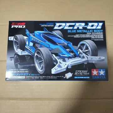 미니 사륜구동 DCR-01 데크로스-01 블루 도금 바디 MA 섀시