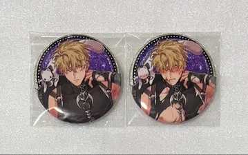 NU:카니발 흘러가는 쌍월 홀로그램 캔뱃지 양귀비