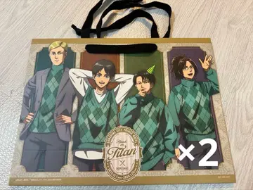 진격의 거인 프린스 호텔 구매 혜택 쇼핑백 2장 세트