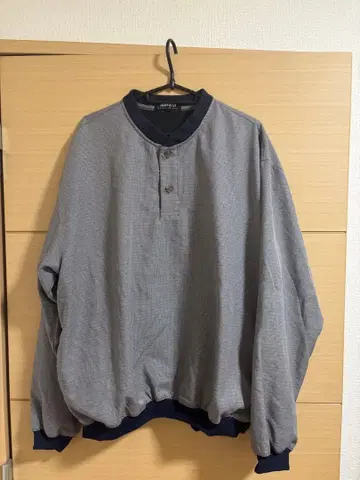 ASHWORTH 버튼 트레이닝복 그레이/네이비