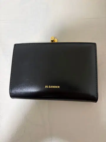 질 샌더 접이식 지갑 블랙