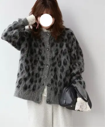 저널 스탠다드 리룸 카네코 아야 레오파드 가디건 L 상당 컨디션 최상