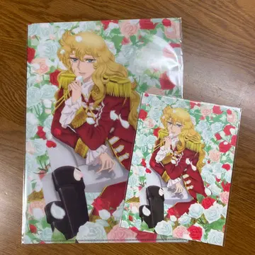 베르사이유의 장미 오스칼 특전 클리어 파일 A4 비주얼 카드