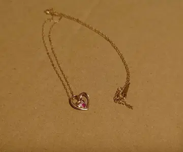 k10 하트 목걸이 약 39cm