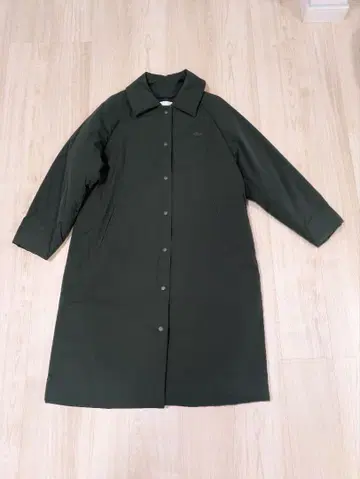 Lacoste 다크 그린 롱 코트