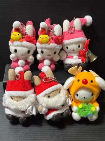 우사즈킨 크리스마스 마스코트 6개 세트