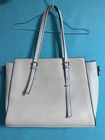 화이트 가죽 비즈니스 백