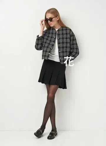 ZARA 자라 트위드 퀼팅 자켓 코트 입학식 졸업식