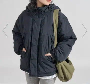 PRIMALOFT 몬스터 후드티 숏 기장 블랙 M 시착만 한 상품