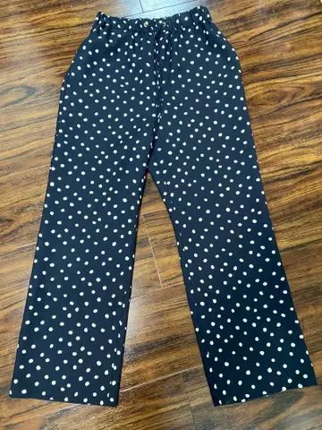 IENA 아트 프린트 이지 팬츠 34/네이비