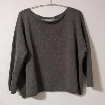 evam eva 그레이 니트 긴팔