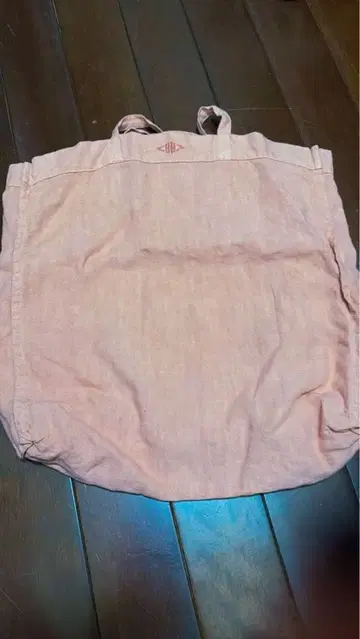 린넨 핑크 토트백