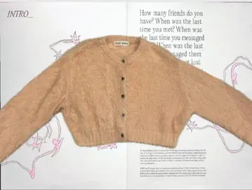 TINA:JOJUN 베이지 가디건 M