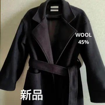 새상품 블랙 롱 코트