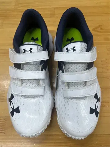 언더아머 트레이닝 슈즈 화이트/네이비 25cm