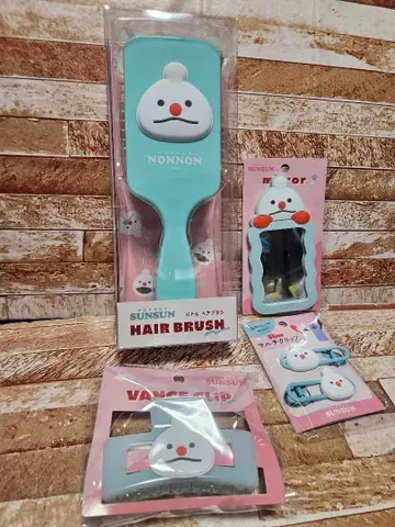 퍼펫 스논논 헤어 브러쉬, 거울 헤어 클립 묶음 판매