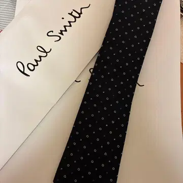 Paul Smith 블랙 도트 패턴 넥타이