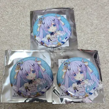 주문토끼 치노 캔뱃지 3개 세트