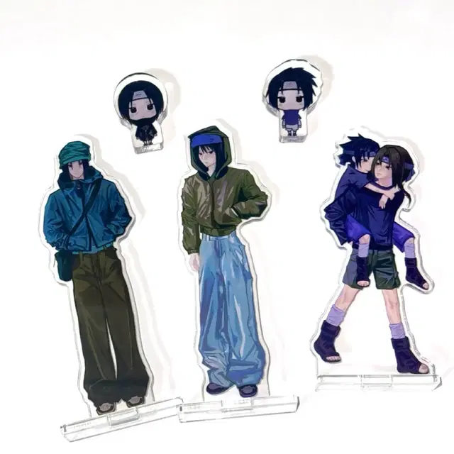 나루토 이타치 사스케 아크릴 스탠드/코롯토/띠부띠부 통판