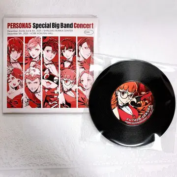 [ 익명 배송 ] P5 P5R 사쿠라 후타바 페르콘 레코드풍 코스터