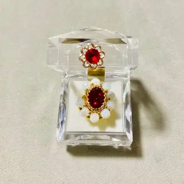 마루베리코 반지 이치고 쇼트 케이크 링