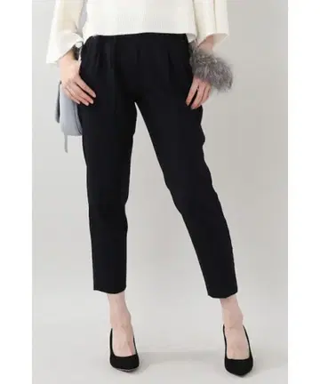 스픽 앤 스팬 노블 플라노 스트레치 턱 팬츠 네이비 36