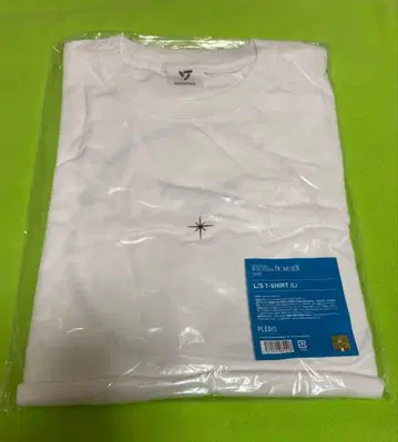 SEVENTEEN BE THE SUN JP 화이트 T셔츠 (L) 긴팔